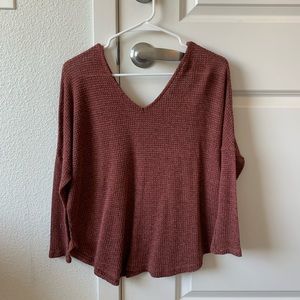 Maroon sweater